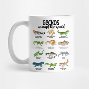 Many different geckos - geckos of the world Mug